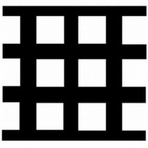 Tôle perforée dec 8 2000x1000x1 mm 44 % de vide 9 kg/tôle. disponible abidjan cote d'ivoire.