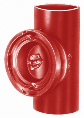 Té à plaque hermétique fonte smu - ø 100 - l. disponible abidjan cote d'ivoire.