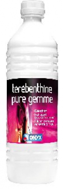 Térébenthine pure gemme nettoyant bois et cuir, diluant, détachant - bidon 1 l. disponible abidjan cote d'ivoire.