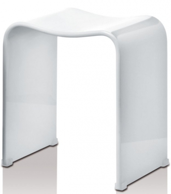 Tabouret de douche - dw80 - acrylique - 46 x 40 x 30 cm - noir. disponible abidjan cote d'ivoire.