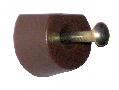 Taquets d'étagère à clou plastique marron blister 12 p. disponible abidjan cote d'ivoire.