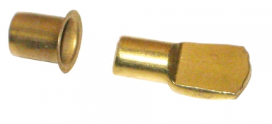 Taquets d'étagère à tige ø 6 mm avec douilles laiton décolleté blister 4 p. disponible abidjan cote d'ivoire.