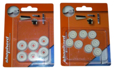 Taquets de siège caoutchouc blanc ø 20 mm blister 6 p. disponible abidjan cote d'ivoire.