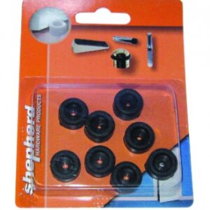 Taquets de siège caoutchouc noir ø 16 mm blister 8 p. disponible abidjan cote d'ivoire.