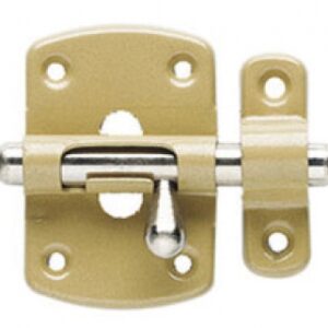 Targette à pêne rond "c" + vis zamak verni hauteur 35 mm. disponible abidjan cote d'ivoire.