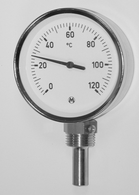 Thermomètre radial à cadran ø 80 mm - grad. disponible abidjan cote d'ivoire.
