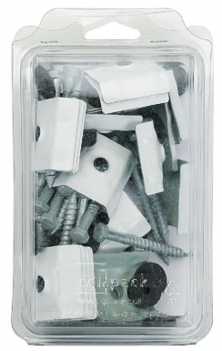 Tirefonds 6x65 mm avec cavaliers gréca et rondelles cond. disponible abidjan cote d'ivoire.