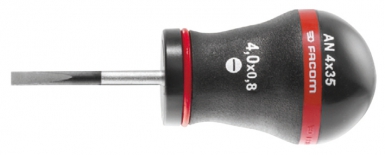 Tournevis court ergonomique bi-matière pour vis à fente - long. disponible abidjan cote d'ivoire.