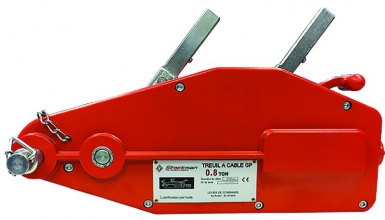 Treuil manuel à câble sans fin gp08 - câble ø 8,3 mm - levage 800 kg. disponible abidjan cote d'ivoire.