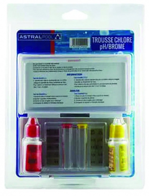 Trousse d'analyse piscine chlore/ph/brome. disponible abidjan cote d'ivoire.