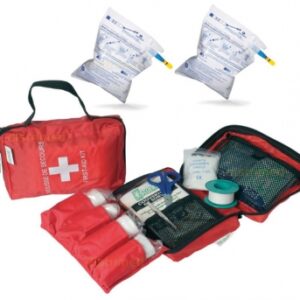 Trousse légère (nylon) - nombreuses pochettes de rangement - pour 1/4 personnes. disponible abidjan cote d'ivoire.