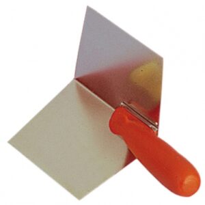 Truelle d"angle intérieur - lame inox 10x10 cm. disponible abidjan cote d'ivoire.