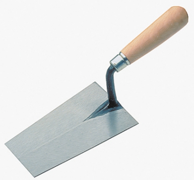 Truelle de maçon carrée, lame et patte forgées monobloc acier trempé, lame 20 cm. disponible abidjan cote d'ivoire.