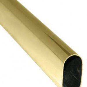 Tube de penderie ovale 30x15 mm chromé lg. disponible abidjan cote d'ivoire.