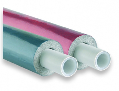 Tubes preisolés pex/al/pex - rouge ø 32x3,0 - 10 mm - couronne de 100 m. disponible abidjan cote d'ivoire.