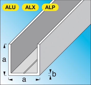 U carré aluminium brut dim. disponible abidjan cote d'ivoire.