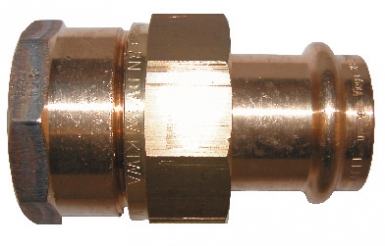 Union 3 pièces double femelle - à sertir - ø 42-40x49. disponible abidjan cote d'ivoire.