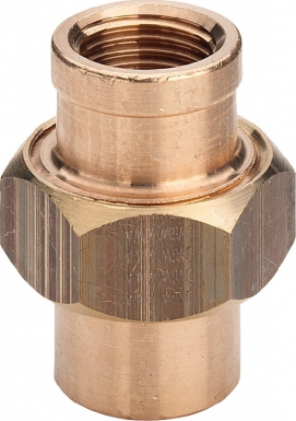 Union bronze n° 3340 femelle joint conique - filetage 15 x 21. disponible abidjan cote d'ivoire.