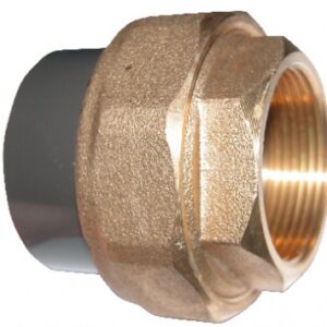 Union mixte 3 pcs laiton/pvc - femelle - tube ø 20 mm - filetage 15x21 - syst. disponible abidjan cote d'ivoire.