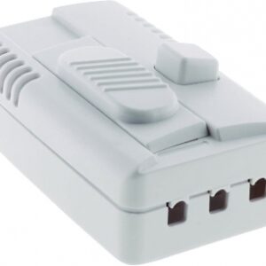 Variateur de lumière à pied universel à glissière blanc - toutes ampoules dimmables - blanc. disponible abidjan cote d'ivoire.