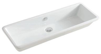 Vasque gea à encastrer par le dessous 90 x 33 cm. disponible abidjan cote d'ivoire.