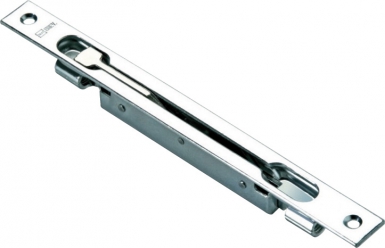 Verrou à bascule pour portes blindées avec 2 sorties et levier en laiton nickelé course 15 mm 707 l. disponible abidjan cote d'ivoire.