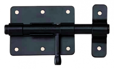 Verrou de box noir ø pêne 16 mm l. disponible abidjan cote d'ivoire.