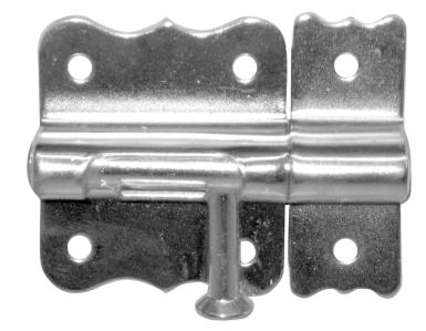 Verrou pêne rond acier zingué largeur 35 mm blister. disponible abidjan cote d'ivoire.