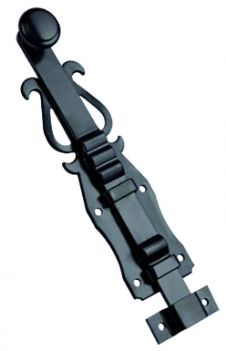 Verrou sur platine rustique renforcé cataphorèse noir 220 mm ​​+ gâches. disponible abidjan cote d'ivoire.