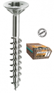 Vis à bois panelvit tf torx blanche 3 x 16 mm t15 cond. disponible abidjan cote d'ivoire.