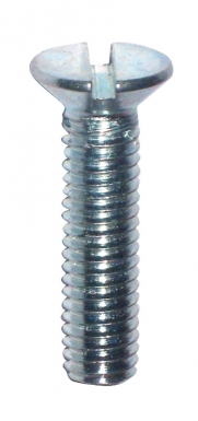 Vis à métaux tf fendue acier zingué filetage total ø 6 long. disponible abidjan cote d'ivoire.