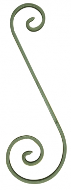 Volute inégale " s " fer plat de 16x6 mm haut. disponible abidjan cote d'ivoire.