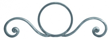 Volute à noyaux lisse fer plat de 14x6 mm h. disponible abidjan cote d'ivoire.