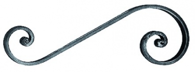 Volute à noyaux lisse s fer plat de 14x6 mm h. disponible abidjan cote d'ivoire.