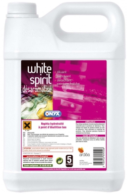 White spirit désodorisé  diluant peinture, nettoyant, détachant bidon 5 l. disponible abidjan cote d'ivoire.