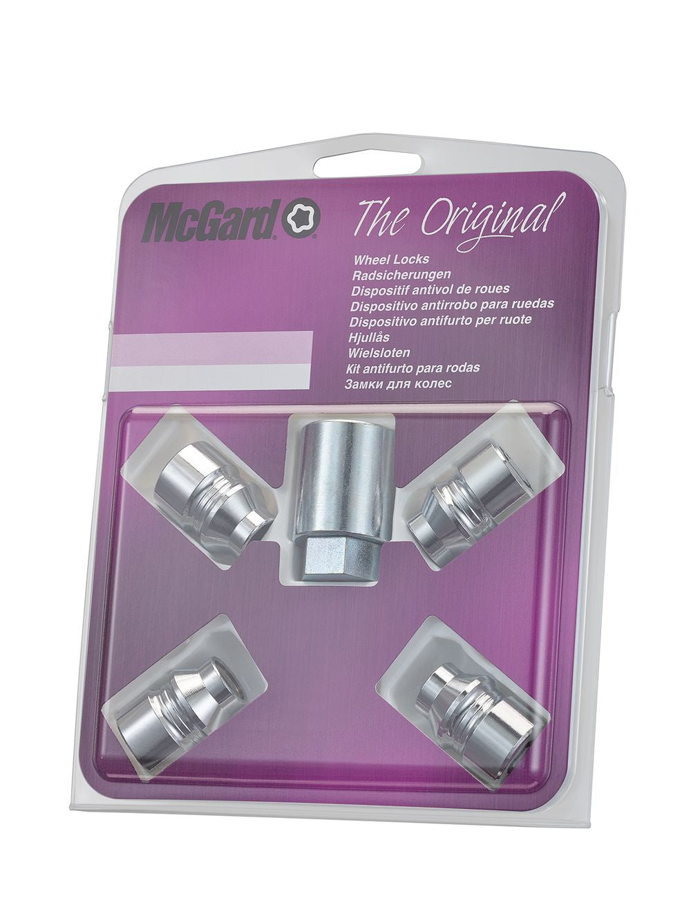 4 ecrous antivol su mcgard m12x1.25/ 60°/ long. 5/32mm/ ø21mm