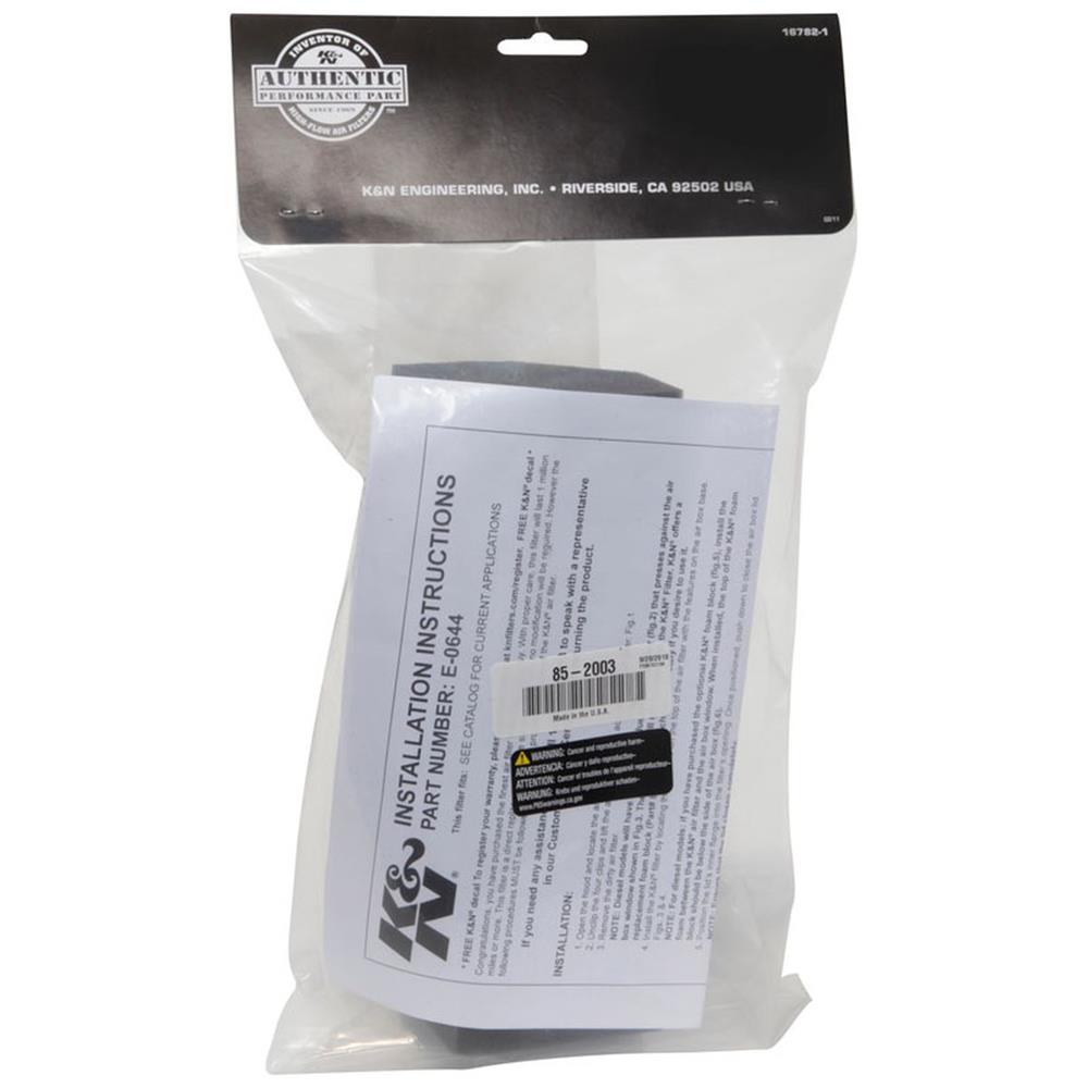 Bloc mousse de remplacement k&n 85-2003 – Image 3