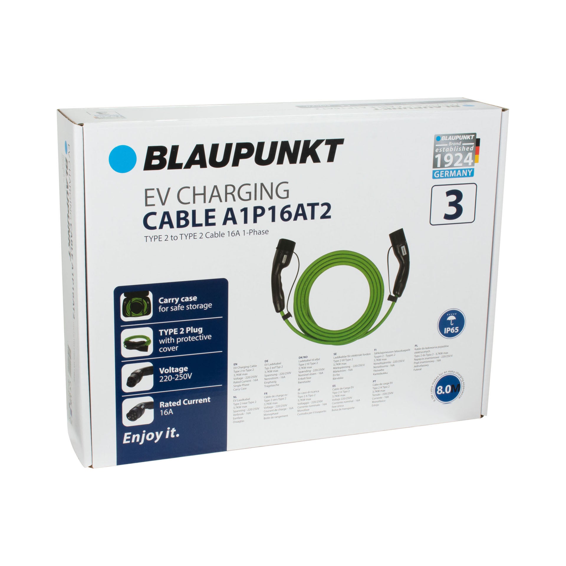 Cable charge vehicule electrique 16a monophase t2 >t2 a1p16at2 n°3 blaupunkt – Image 13
