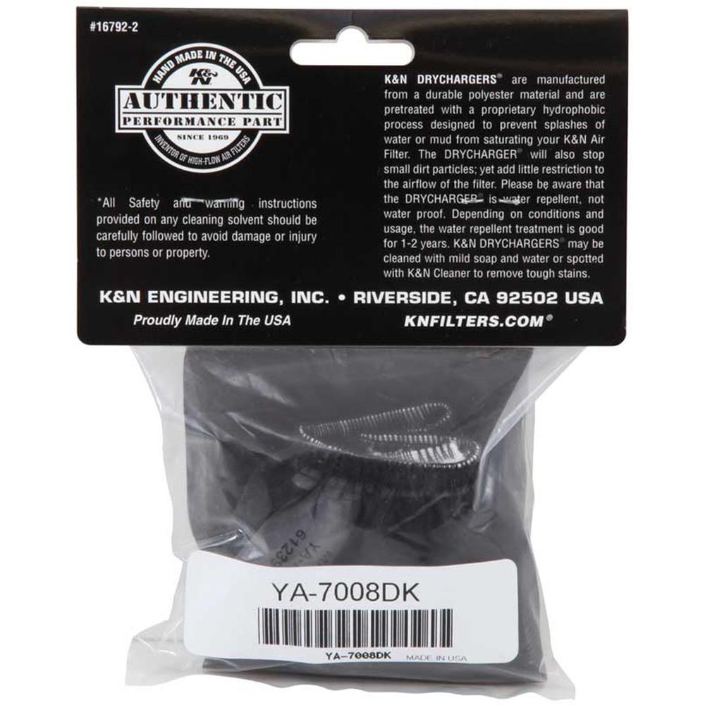 Chaussette de rechange pour filtre a air k&n ya-7008 noir – Image 2