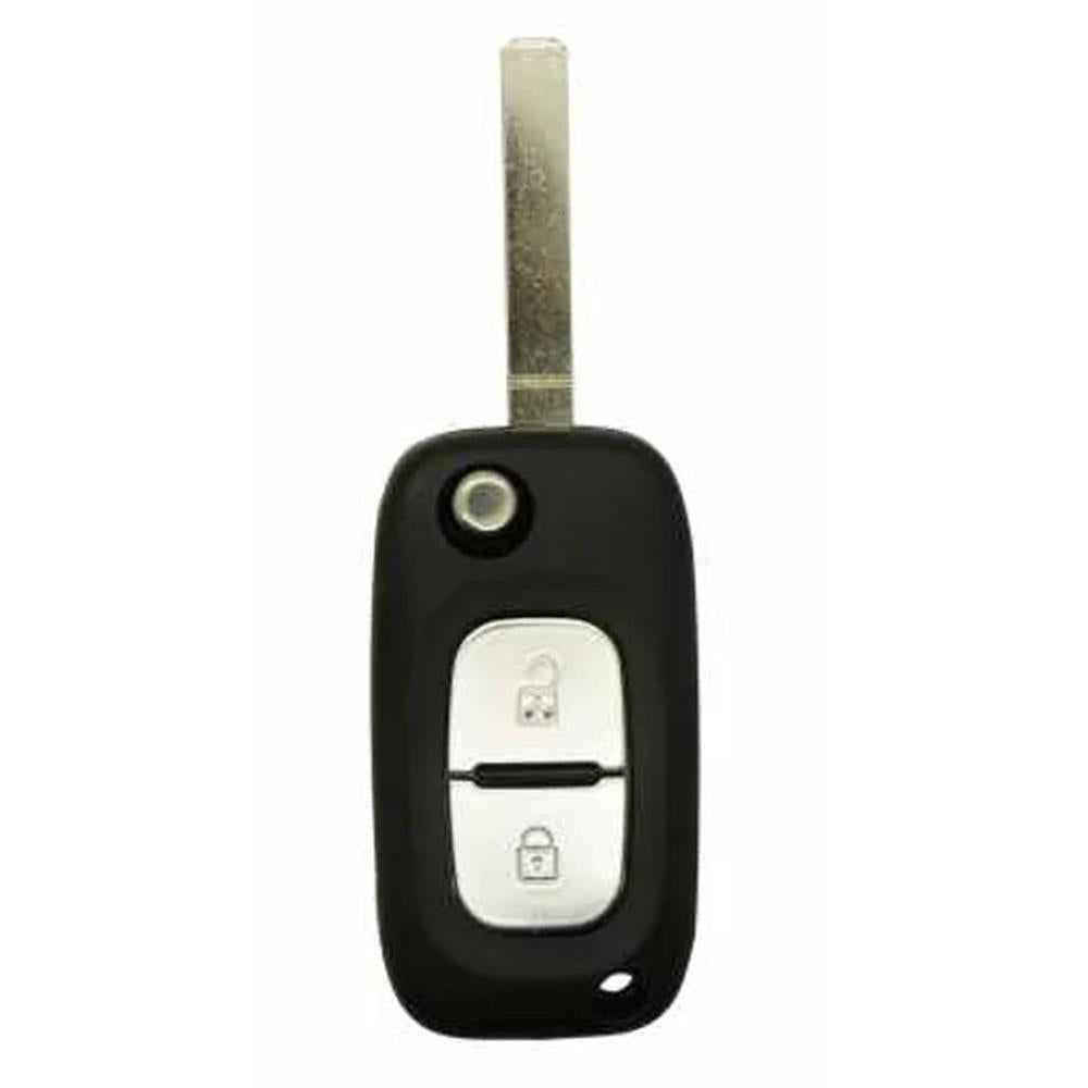 Coque cle adaptable pour renault 2 boutons lame fraisee blister – Image 2