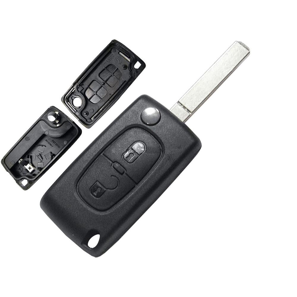 Coque cle adaptable psa 2 boutons lame fraisee retractable 7mm – Image 4