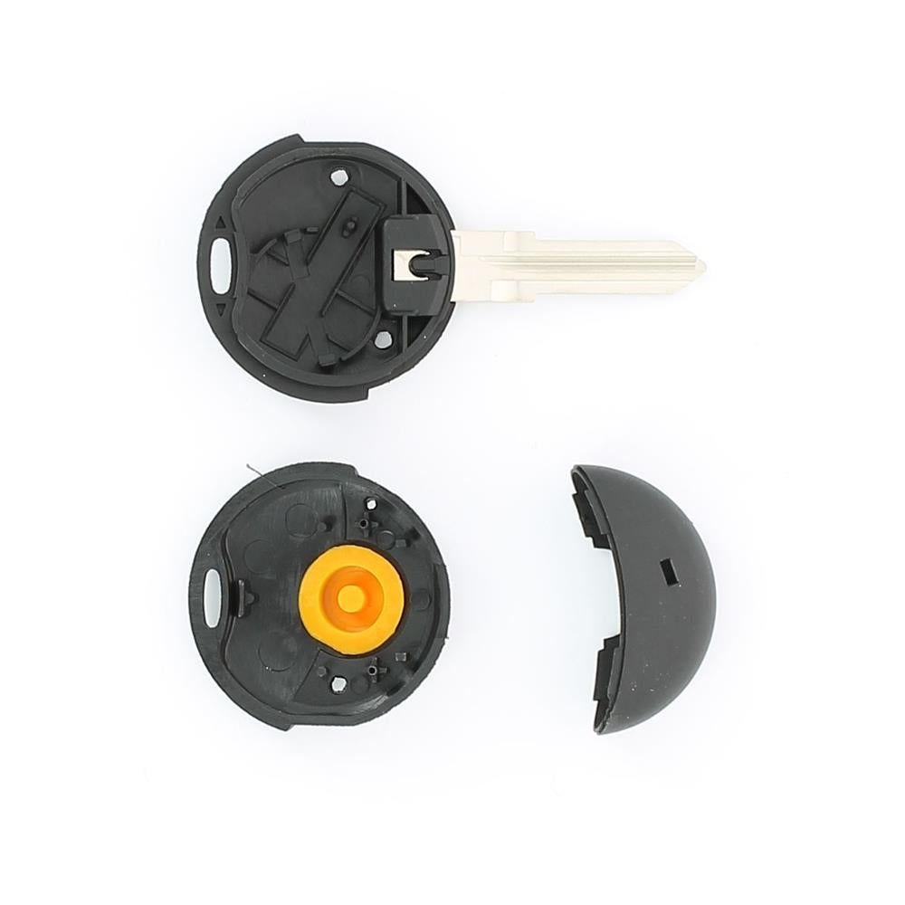 Coque cle adaptable smart 1 bouton lame crantee fixe – Image 2