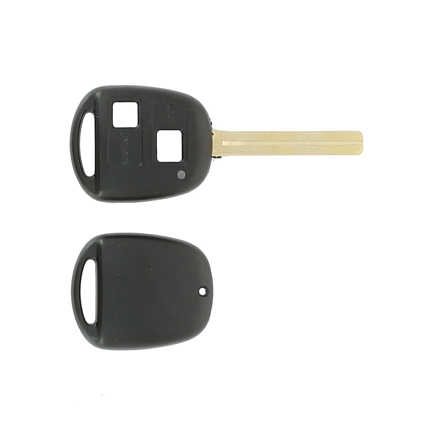 Coque cle adaptable toyota 2 boutons lame fraisee fixe – Image 2