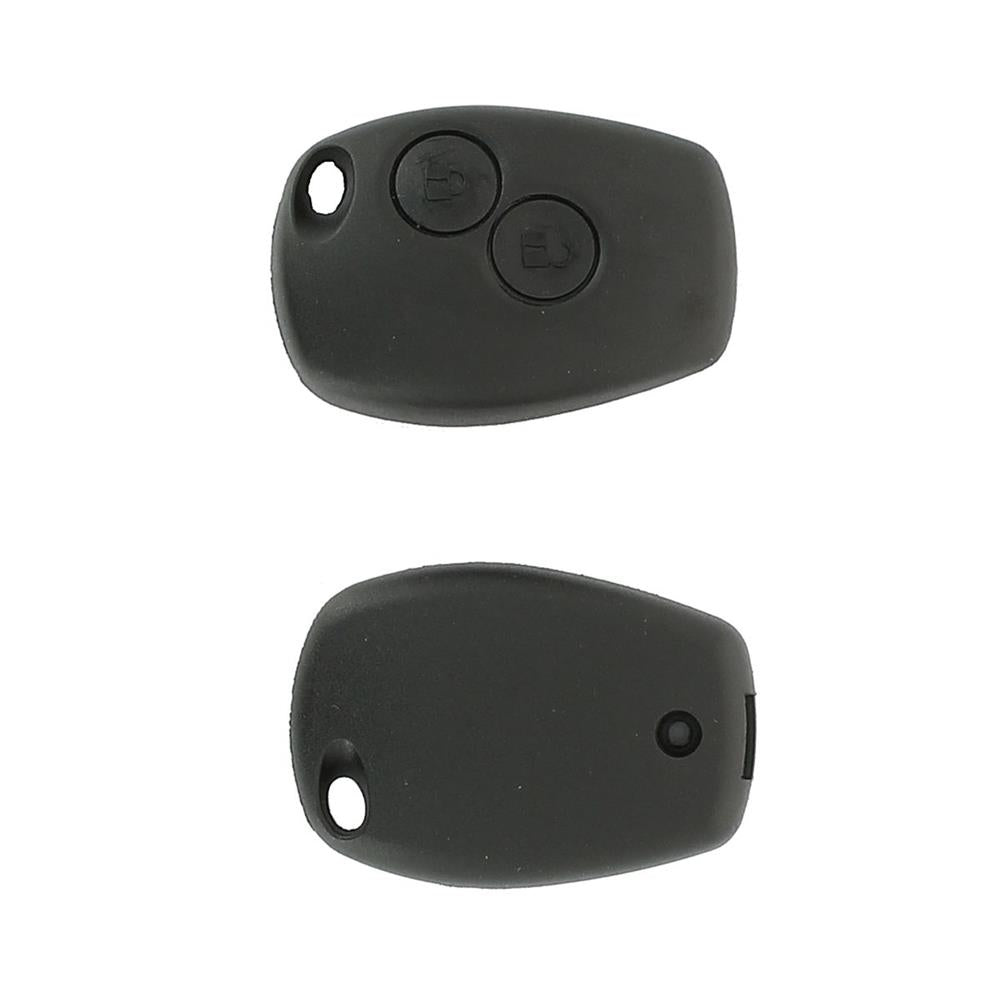 Coque cle sans lame adaptable pour renault 2 boutons lame crantee – Image 2