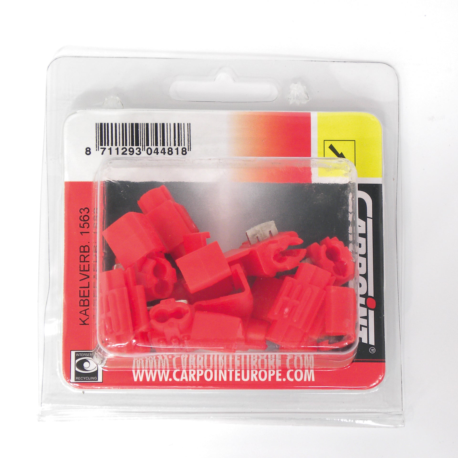 Cosses 1563 pour cables ø0.5 1.5mm rouge 10pcs – Image 2