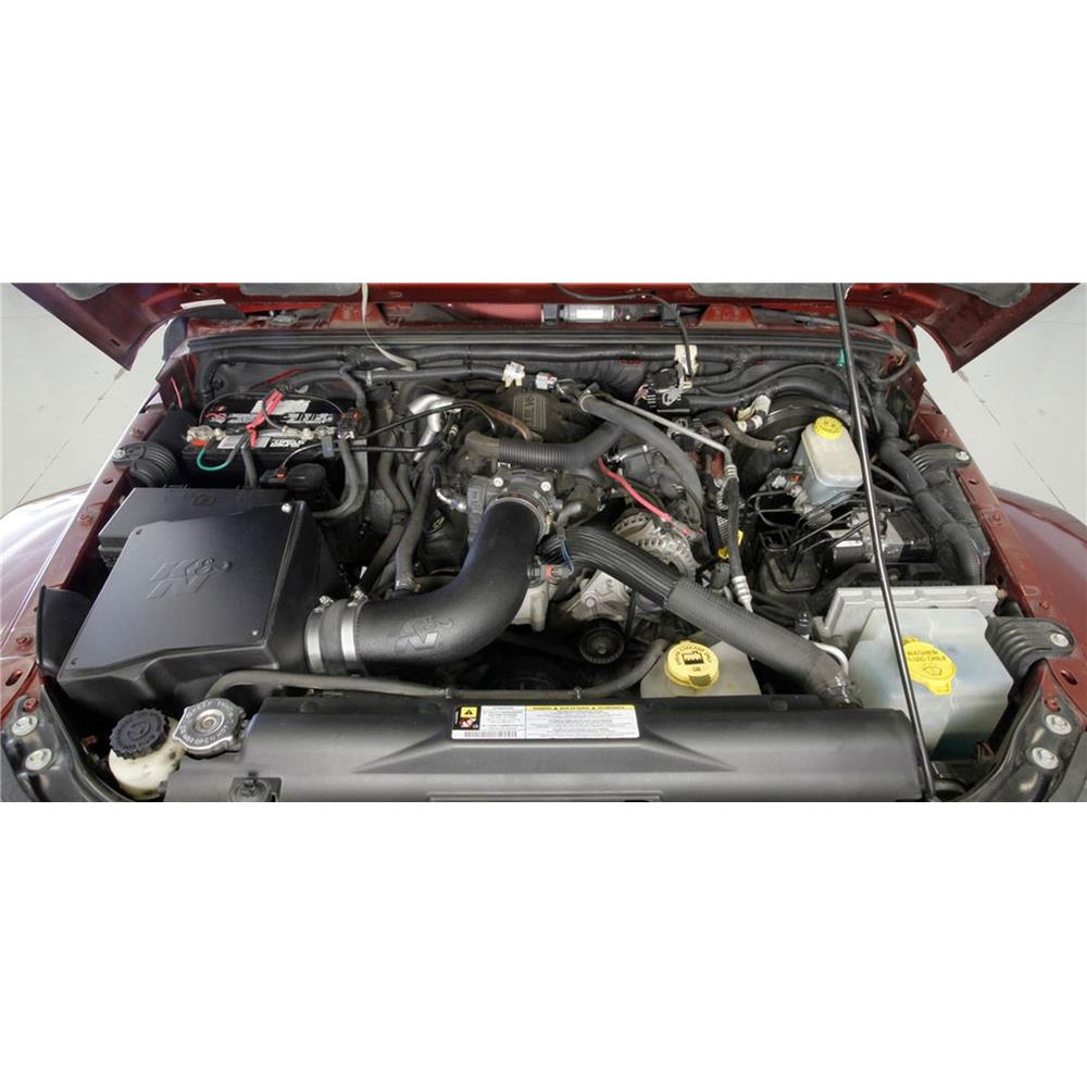 Kit d'admission fipk jeep wrangler v6-3.8l f/i - 2007-2011 k&n – Image 3