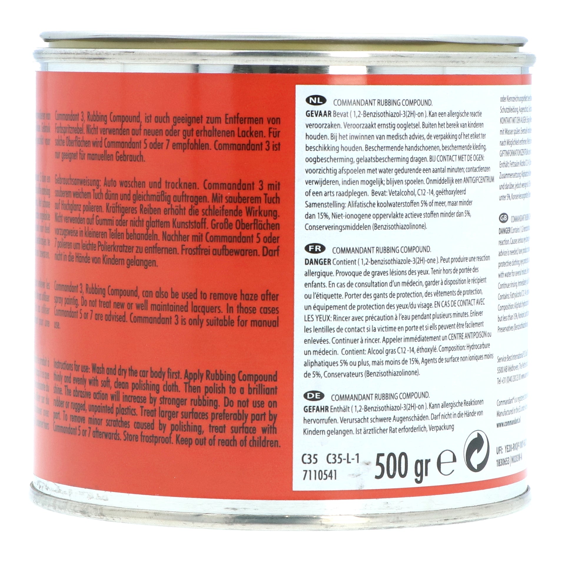 Pate a polir commandant c35 nr.3 - 500g – Image 4
