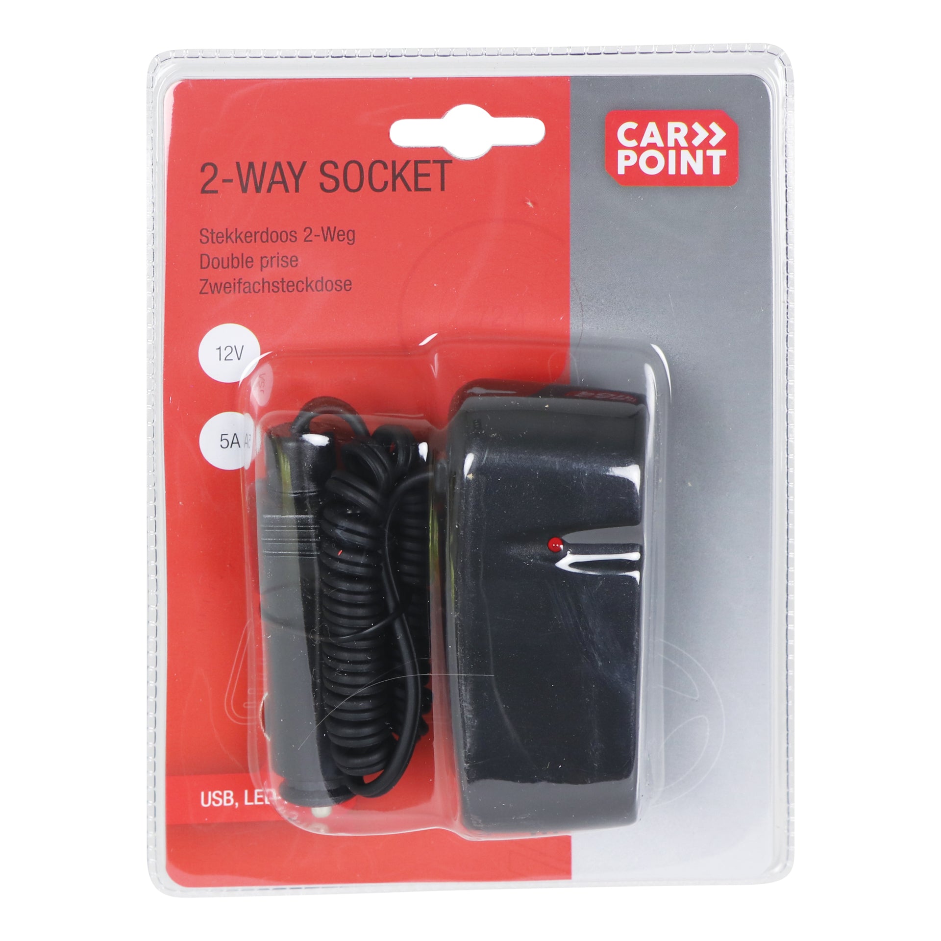 Prise allume cigare double 5a 12v + port usb – Image 3