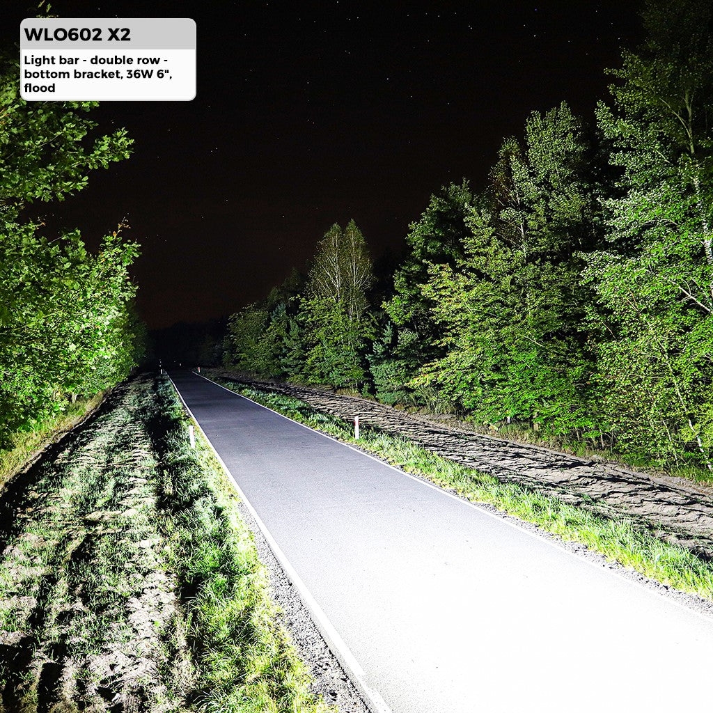 Rampe 12 led osram 36w 6500k 2400lm boitier aluminium 161x63x107mm – Image 5