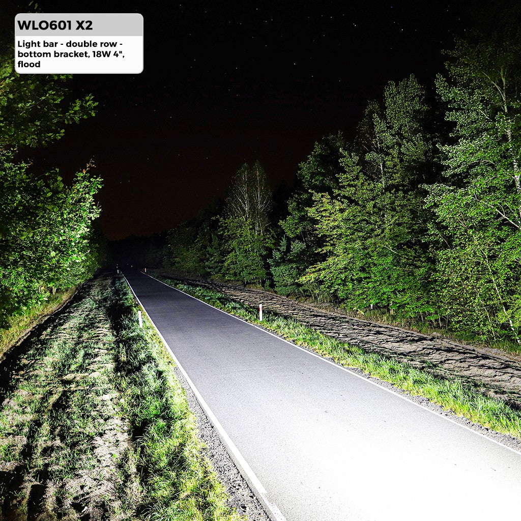 Rampe 6 led osram 18w 6500k 1200lm boitier aluminium 957x63x107mm – Image 5